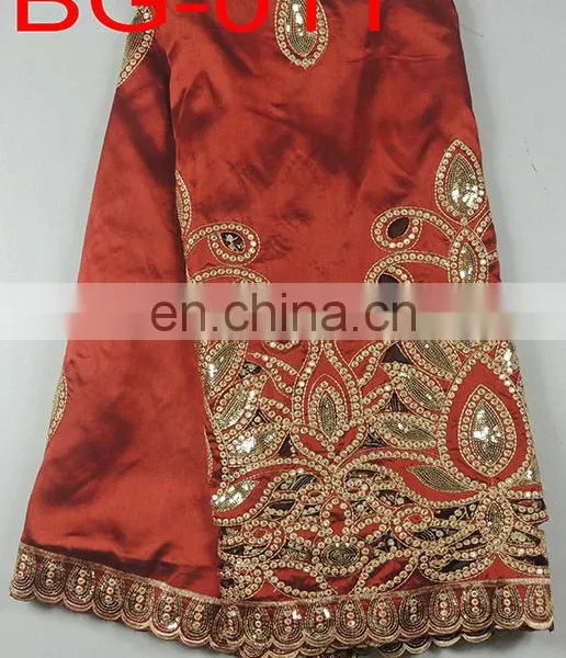 Wholesale Fancy African Silk George Lace(BG-009) photo-3