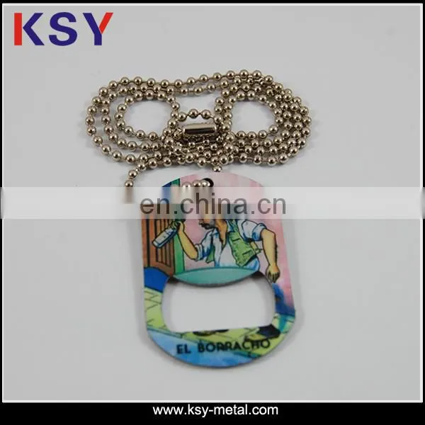 Personalized Custom Metal Wine Label With Iron Chain