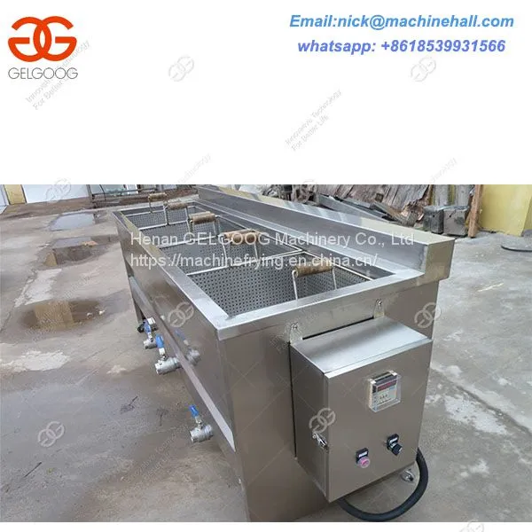 Industrial Vegetable Blanching Machine/Easy Operate Potato Chips Blanching Machine photo-4