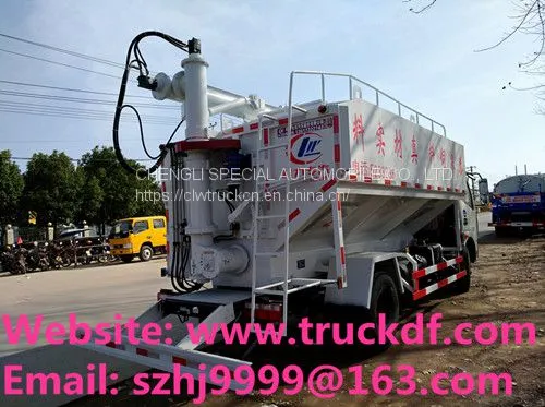 2018s Best Price 12m3 5tons Poultry Feed Transported Truck for Sale photo-2