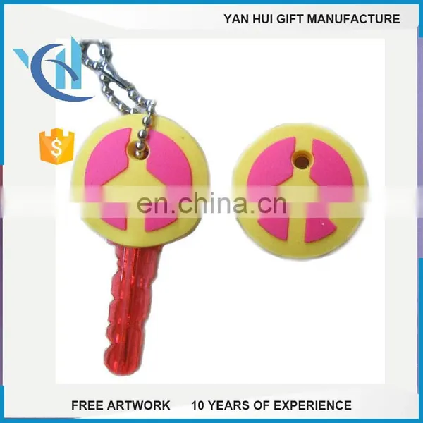 Key Cover Caps Keychain Key Ring Holder
