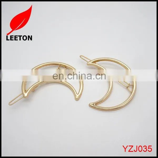 Factory Supply Popular Fashion Metal Moon Hair Clip for Girls photo-2