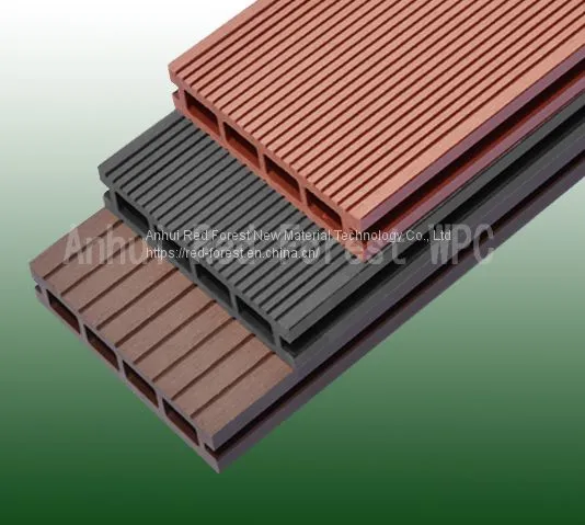 Green Eco Friendly Wood Plastic Composite Waterproof Decking Floor