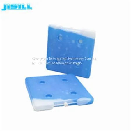 High Quality Square Shape 26*26*2.5 cm HDPE Hard Plastic Reusable Ice Brick Gel Ice Packs in Cooler Box