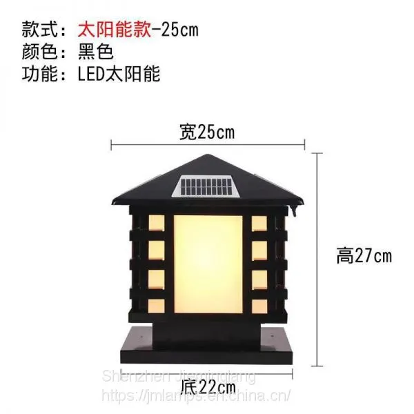 Square Aluminum Modern Design Solar Garden Led Wall Pack Light JML-WLL-C7002 photo-3