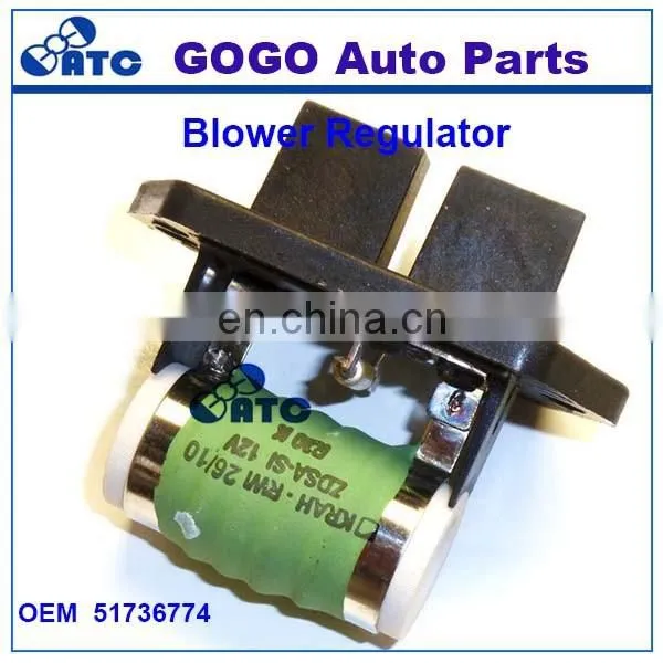 High Quality Radiator Fan Motor Resistor for Alfa Romeo OEM 51736774 7739435 / 60811737 / 7782831 photo-3