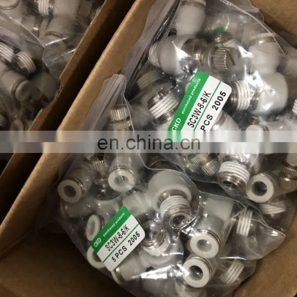 Japan CKD Pneumatic Throttle Valve Connector SC3W-8-6/K photo-3