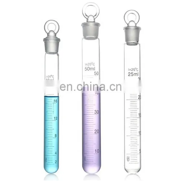 Boro Glass Colorimetic Tube for Lab With Stopper photo-5