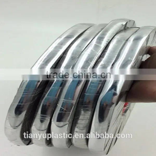 New 15m x 15mm Chrome Car Moulding Trim Tape Car Protector Strip photo-2