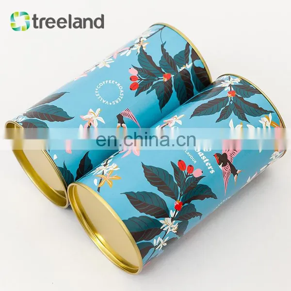 Coffee Cardboard Paper Tube Packaging Container photo-4