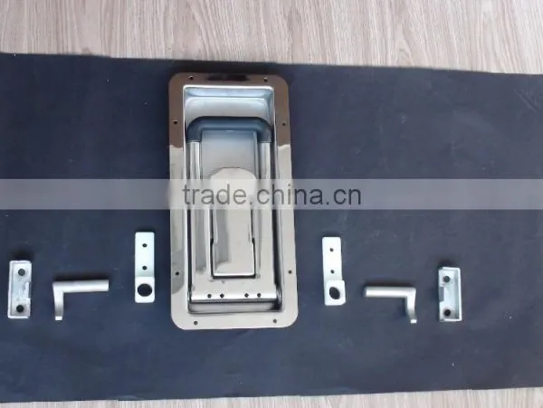 02342C Key Lock Stainelss Steel /steel Recessed Handle Trailer Side Door Lock photo-5