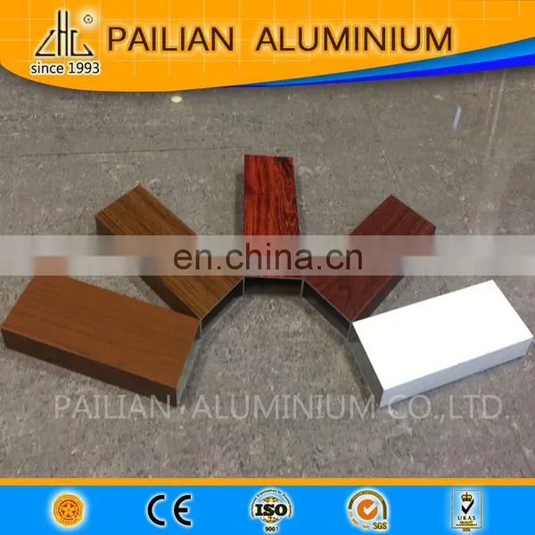 Export Quality Wood Grain Aluminium Square Tube Profile,6063 t5 6061 t6 Fluorocarbon Coating Aluminium Profile Guangdong Factory photo-5