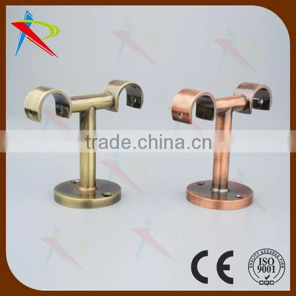 Black Curtain Pole Ceiling Bracket Size of 19mm&19mm photo-3