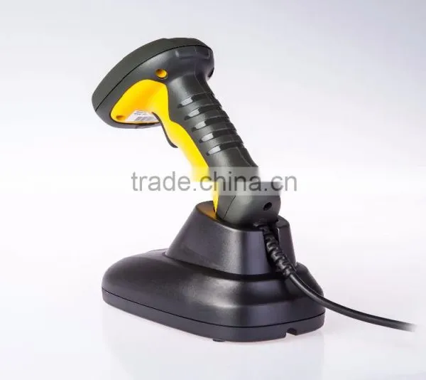 RD - 6870W Wireless Waterproof Handheld Laser USB Barcode Bar Code Scanner Scan Gun With Base Memory photo-4