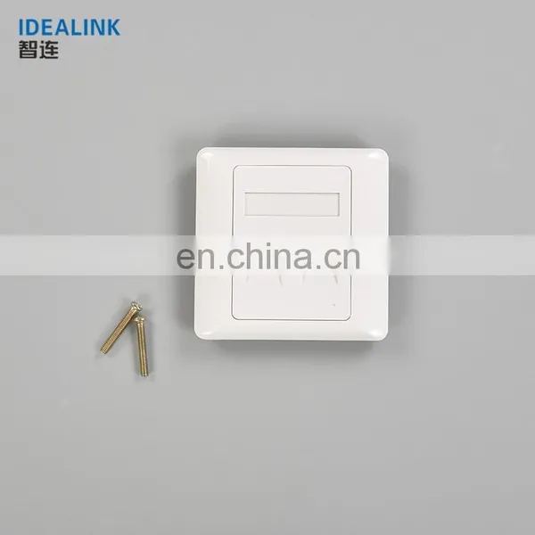 86 Type Standard RJ45 Face Plate White Network Keystone With Face Plate photo-5