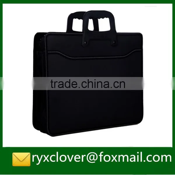 Business Black Document Bag/Sewing Handle Briefcase photo-2