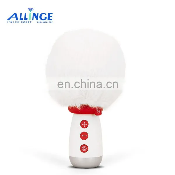 ALLINGE MDZ3633 Portable Microfono Wireless Home Use Singing Machine Microphone Karaoke Speaker photo-5