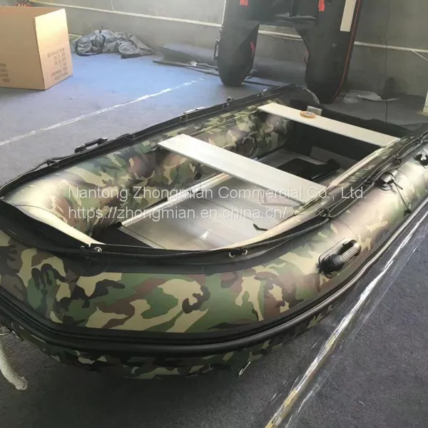 Rowing Rubber Boats Inflatable Outdoor Water Kayak Kaboat With Aluminum Floor