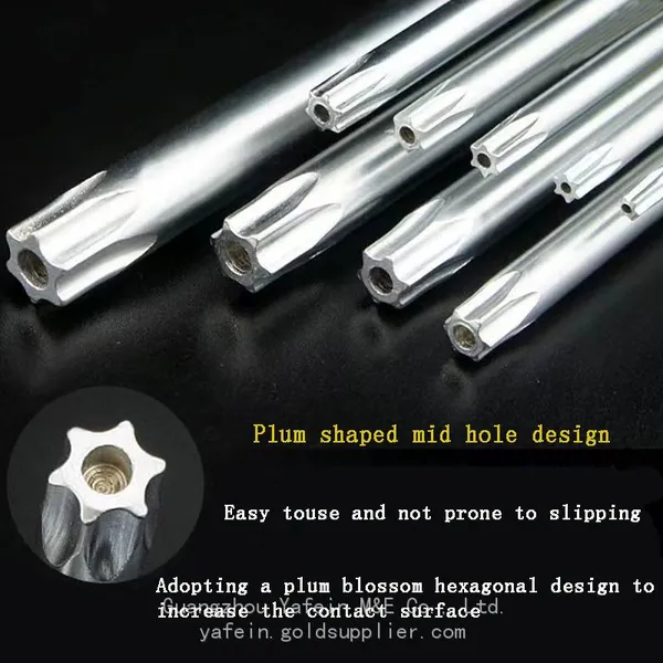 A Set of Matt Lengthened Arm Hex Wrench 9-piece Set of Plum Spanner Combination Maintenance Tools photo-4