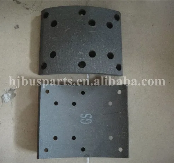 Other Performance Parts Bus Truck Spare Parts 12 Hole Rivet Brake Lining Goldendragon Shenlong Front Brake Lining photo-3