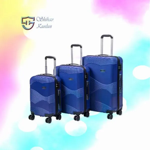 Wholesale Customized ABS PC Hard Shell 20/24/28 Inch Printed Luggage Luxury Design Travel Bags Suitcase Set 3PCS photo-4