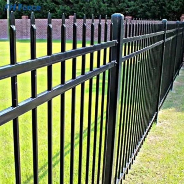 Customized Zinc Steel Guardrail for Outdoor Garden Balcony Factory Decorative Yard Zinc Steel Fence photo-2