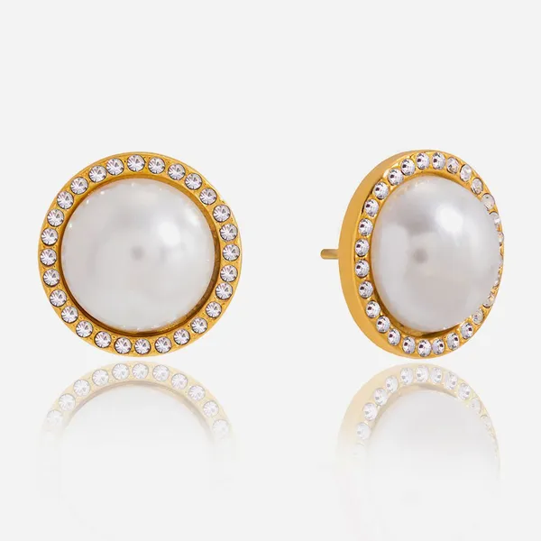 Cute Mini Daisy Enamel Earrings in Stainless Steel for Children photo-3