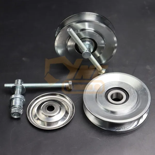High Quality B Slot Zx200 Air Conditioner Excavator Belt Tensioner Pulley 4346770 for Hitachi photo-4