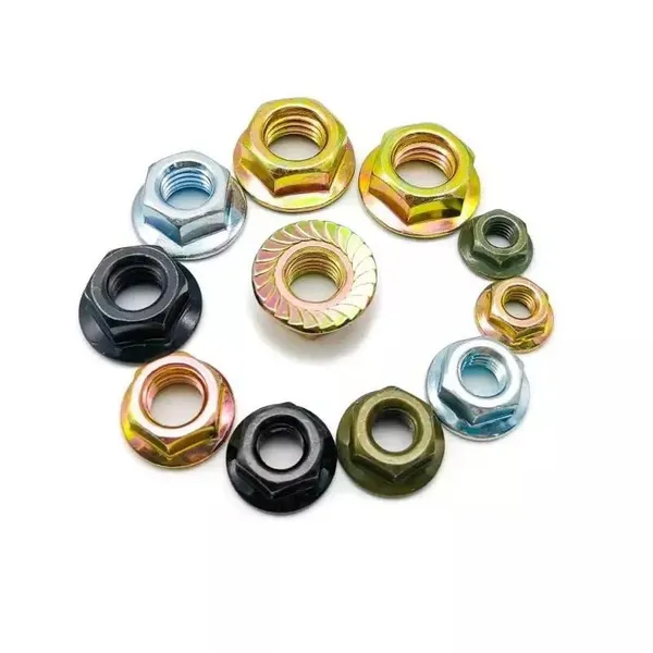 DIN 6923 Factory Selling Zinc Plated Hexagon Flange Nuts photo-5