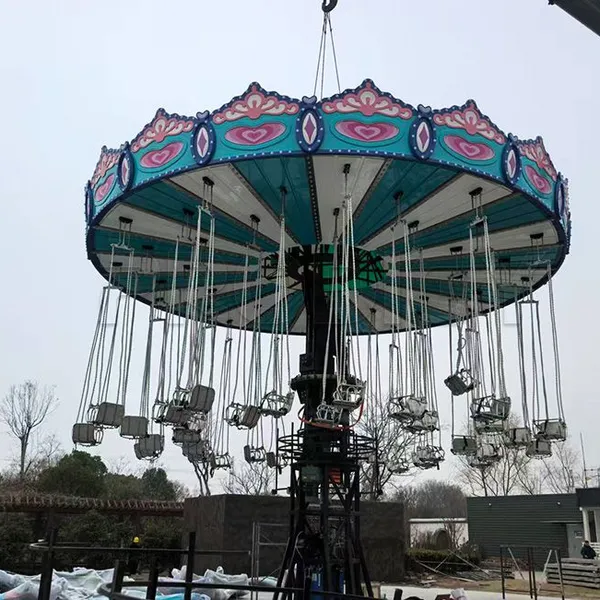 Commercial 36 Seats Wave Swinger Swing Flying Chair for Theme Park photo-4
