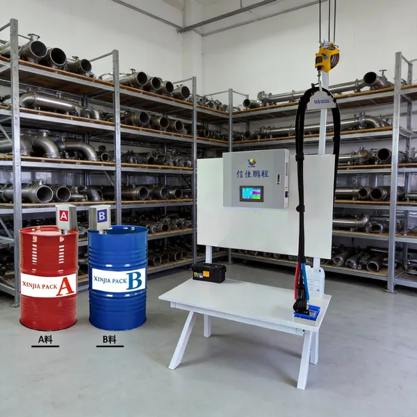 Portable Automatic Polyurethane Expanding Foam Packaging Machine for Automotive Parts photo-1