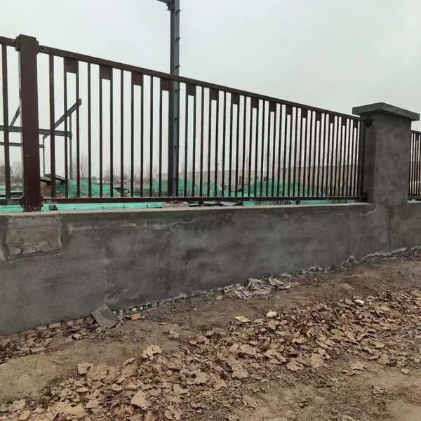 Thick Tube Zinc Steel Guardrail - Anti-Break Outdoor Fence for Community Road Safety Protection photo-4