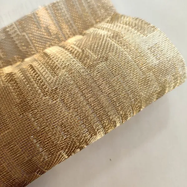 Copper Wire Mesh Decorative Mesh Fabric, Metal Wall Covering Mesh, Suitable for Interior Decoration photo-5