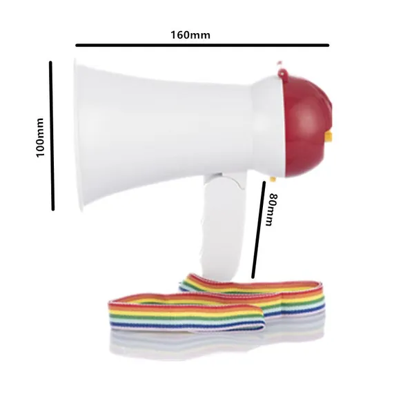 5W Mini Sport Meeting Children Party Electric Megaphone Speaker AA Battery Powered