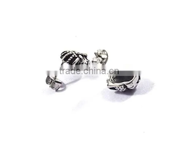 Fashion Earring Designs New Model Stainless Steel Leopard Head Earrings photo-4