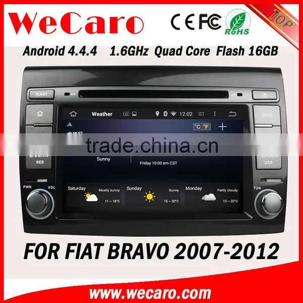 Wecaro Android 4.4.4 Touch Screen WIFI 3G Dvd Player for Fiat Bravo Car Dvd Navigation Multimedia System 2007 -2012 photo-5