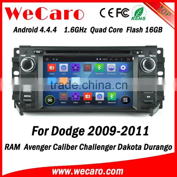 Wecaro WC-JC6235 Android 4.4.4 Gps Navigation Touch Screen for Dodge Charger Touch Screen Radio 2009 2010 2011 Bluetooth photo-4