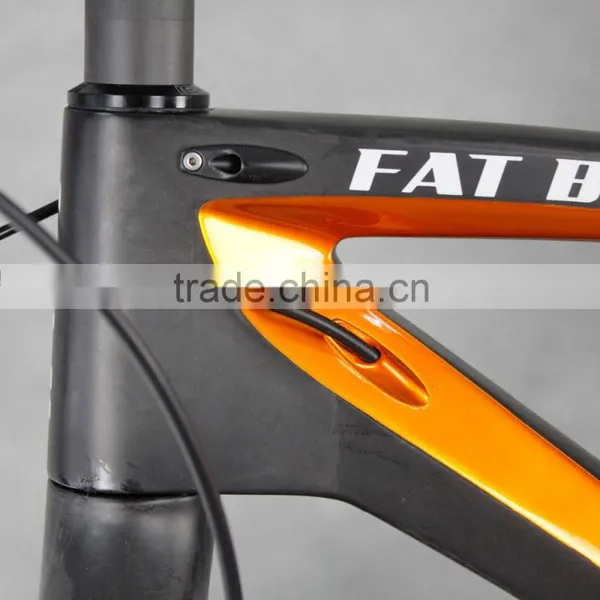 2015 Full Carbon Fat Bike Frame 26er Fatbike Frammeset 190x12 Rear Space 100mm SN03 photo-3