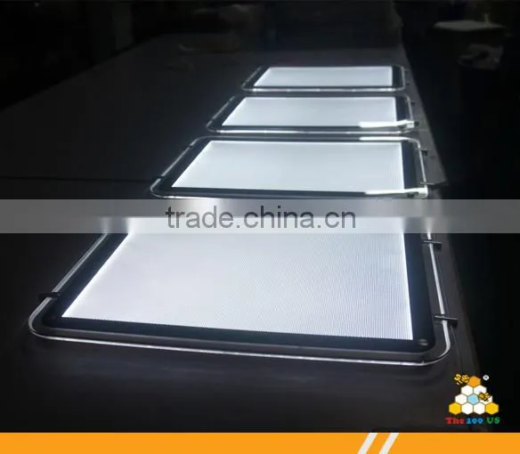 Factory ! Double Sided Hanging LED Crystal Light Box photo-3