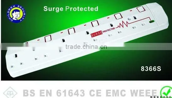 Surge Protector Outlet With Individual Switch