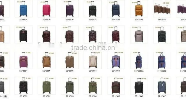 Baigou Town New Design Four Pieces Set Colorful Top and Side Handle Set Suitcase photo-2