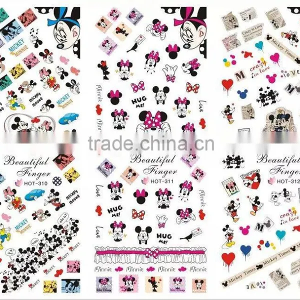 Halloween Nail Art Water Transfer Flower Bow Design Nail Sticker Decals DIY Foils photo-3