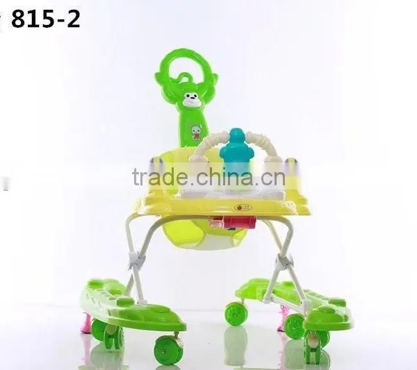 Simple Steel Pipe Frame Old Style Big Wheel Baby Walker For Tall Baby /safety Performance Baby Walker With Promotion Price