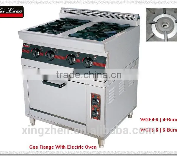 Gas Range With Electric Oven