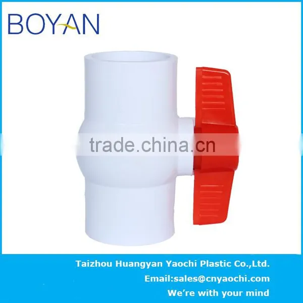BOYAN Taizhou Huangyan Wholesale Price 2 Inch Pvc Plastic Ball Valve photo-5