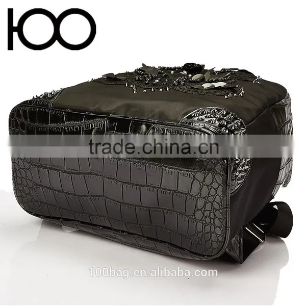 Crocodile PU Cosmetic Bag Set 3 Pieces Set, Luxurious Croc Leather Cosmetic Bag Set photo-5