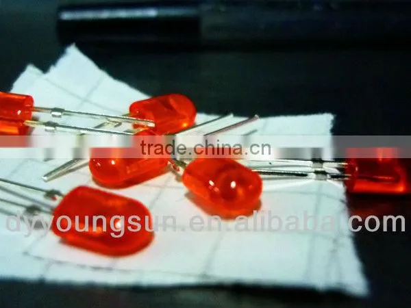 Hot Selling Products 3mm Round Red Color Diffused LED Diode Components photo-5