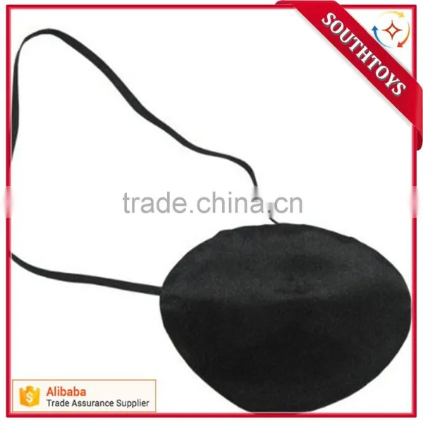 Non-woven Fabrics Deluxe 3D Pirate Eye Patch Silk Eye Mask Costume Accesory Single photo-2