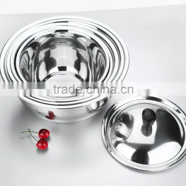 Dinnerware Heat Resistant Stainless Steel Bowl With Lid as Seen on tv photo-2