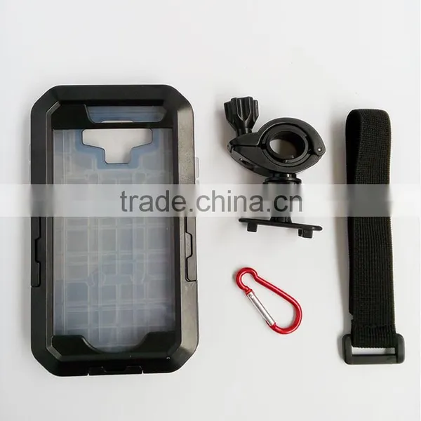 Motorcycle Scooter Mobile Phone Waterproof Case Holder for Samsung Galaxy S6 With 360 Degree Swivel Ball Head Quality Choice photo-2